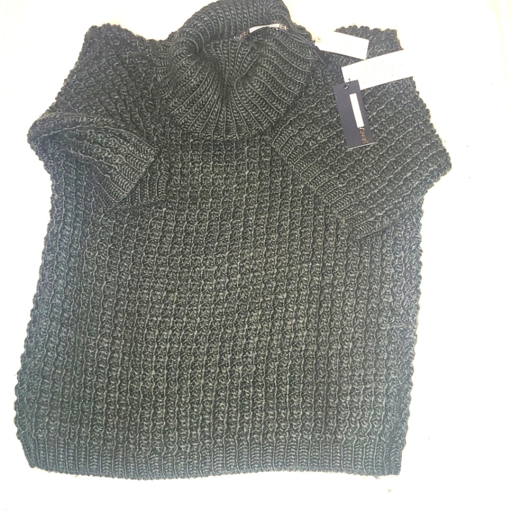 Tracy Reese Green Cowl Neck Sweater